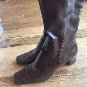 Franco Sarto Square Toe Boots